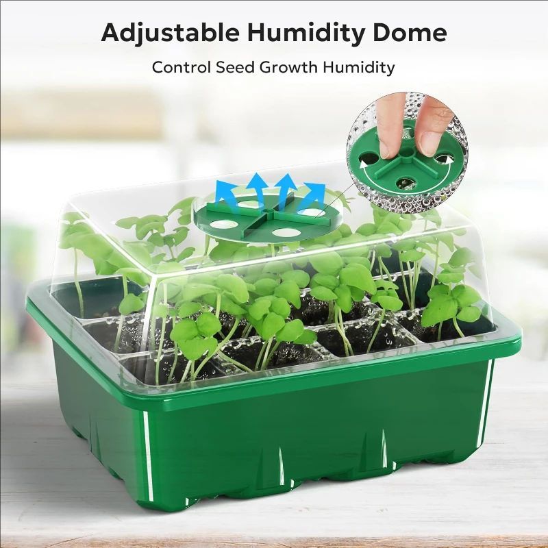 Humidity Dome Kit - 10pcs/5pcs Baki Semai Kit Pembenihan Mini