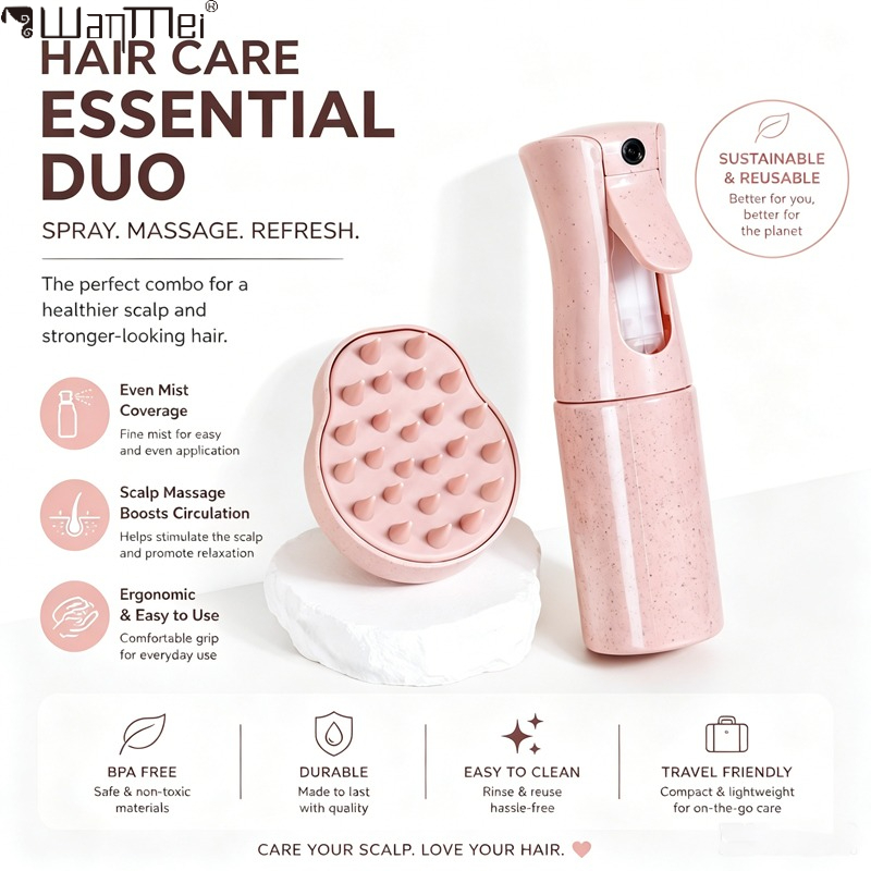 Misting Bottle Fine - Set Perawatan Rambut Botol Semprot Kabut