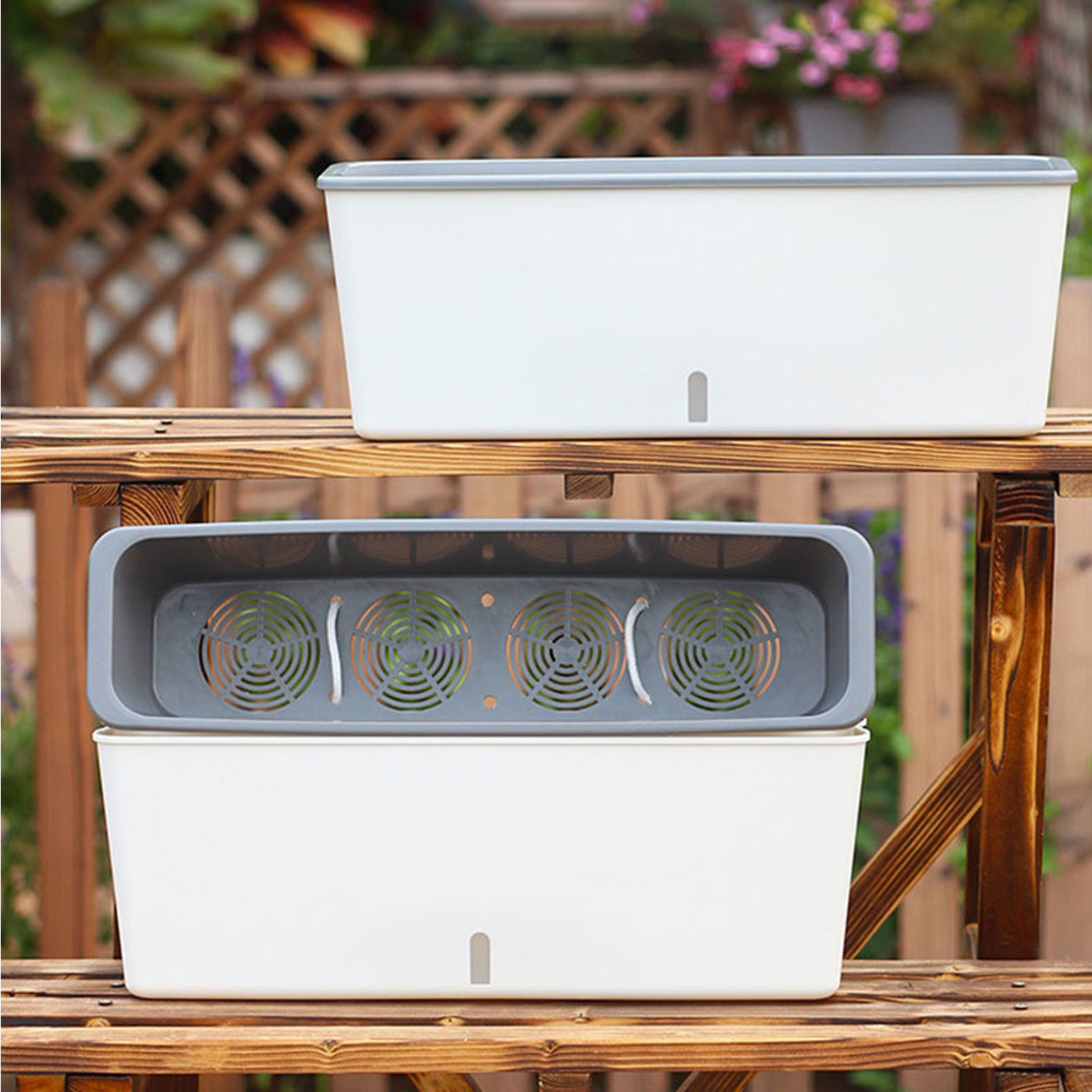 Pot tanaman menyiram sendiri,  - Self Watering Insert ulasan dan harga