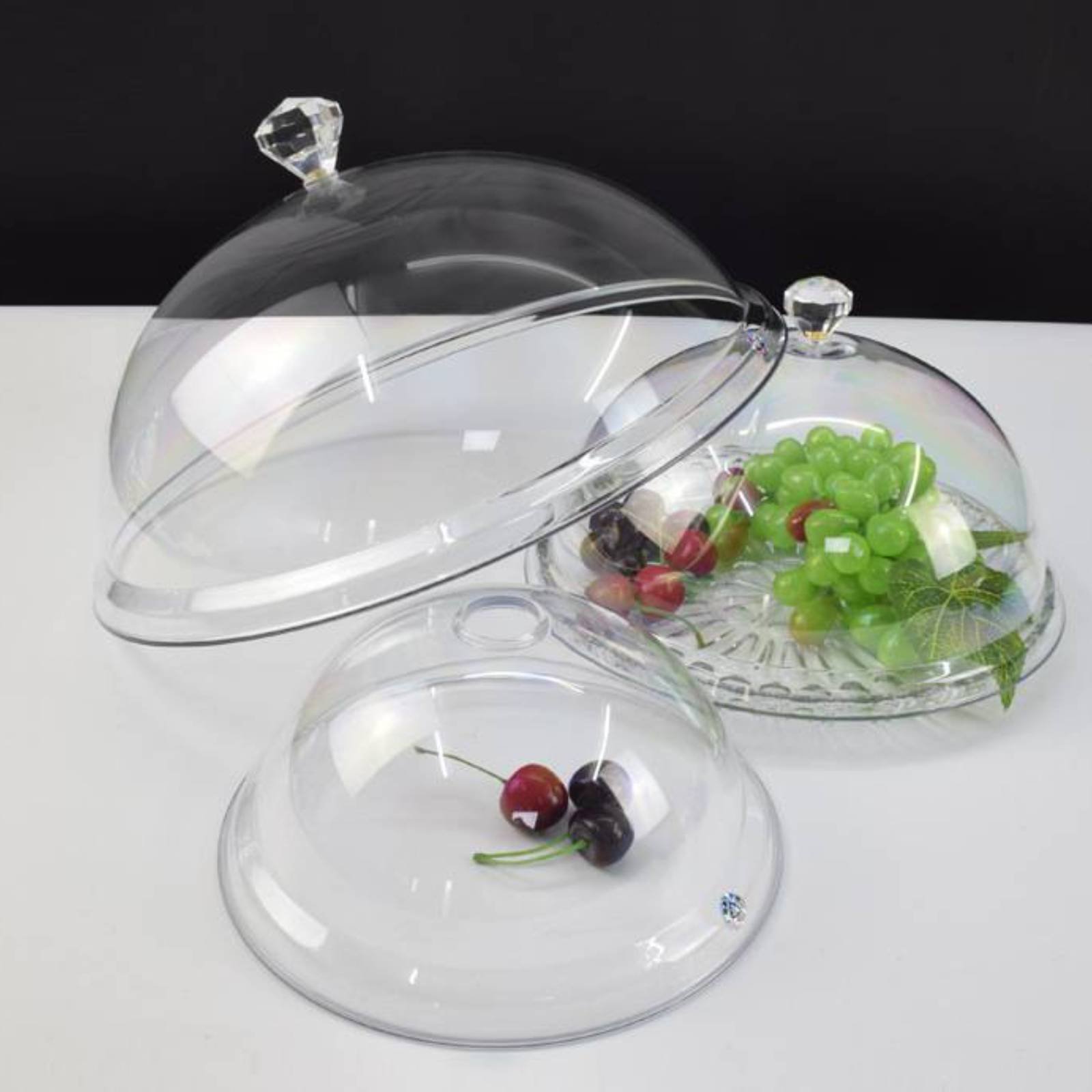 Penutup Makanan Aman untuk Kul - Plastic Dome Clear ulasan dan harga