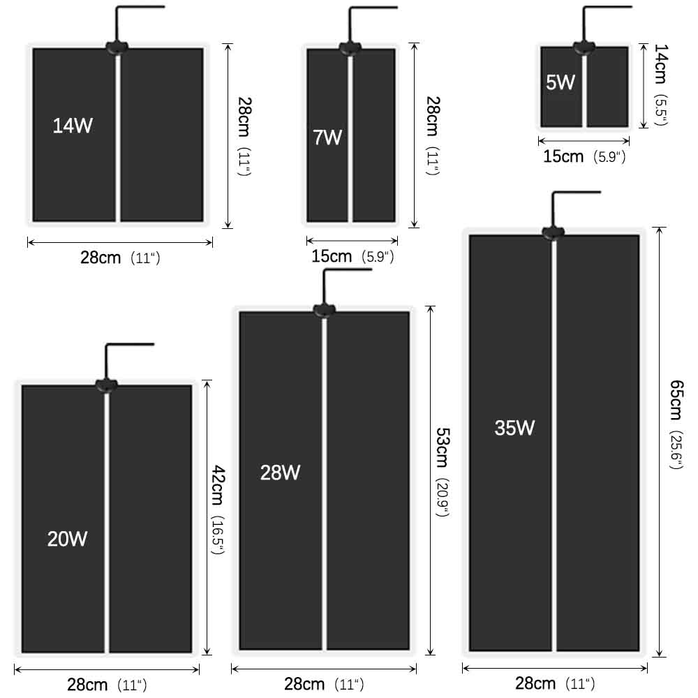 35 W-5 W bibit tanaman pemanas - Heat Mat Seedling ulasan dan harga