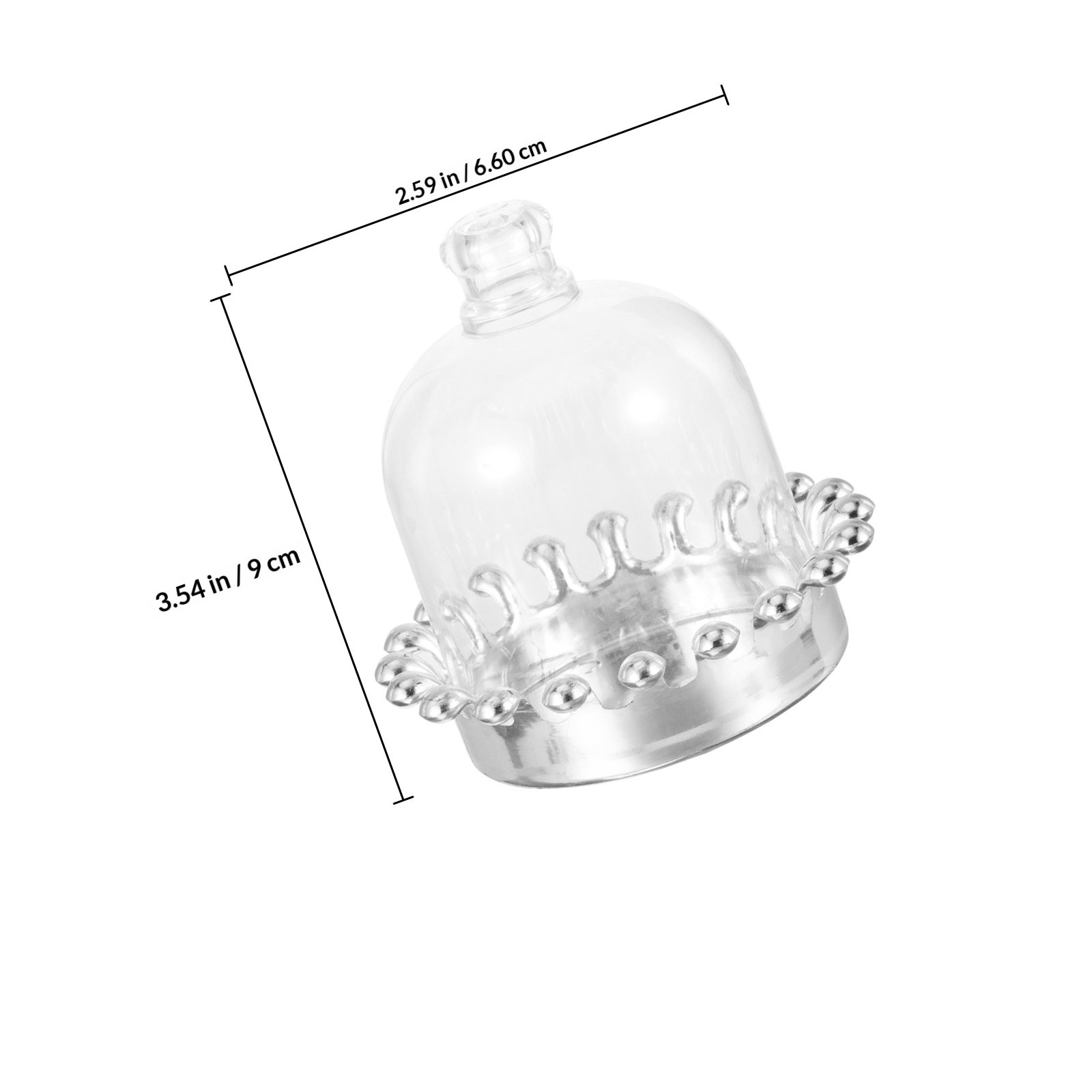 12 Buah Penutup Kubah Tempat K - Plastic Dome Clear ulasan dan harga