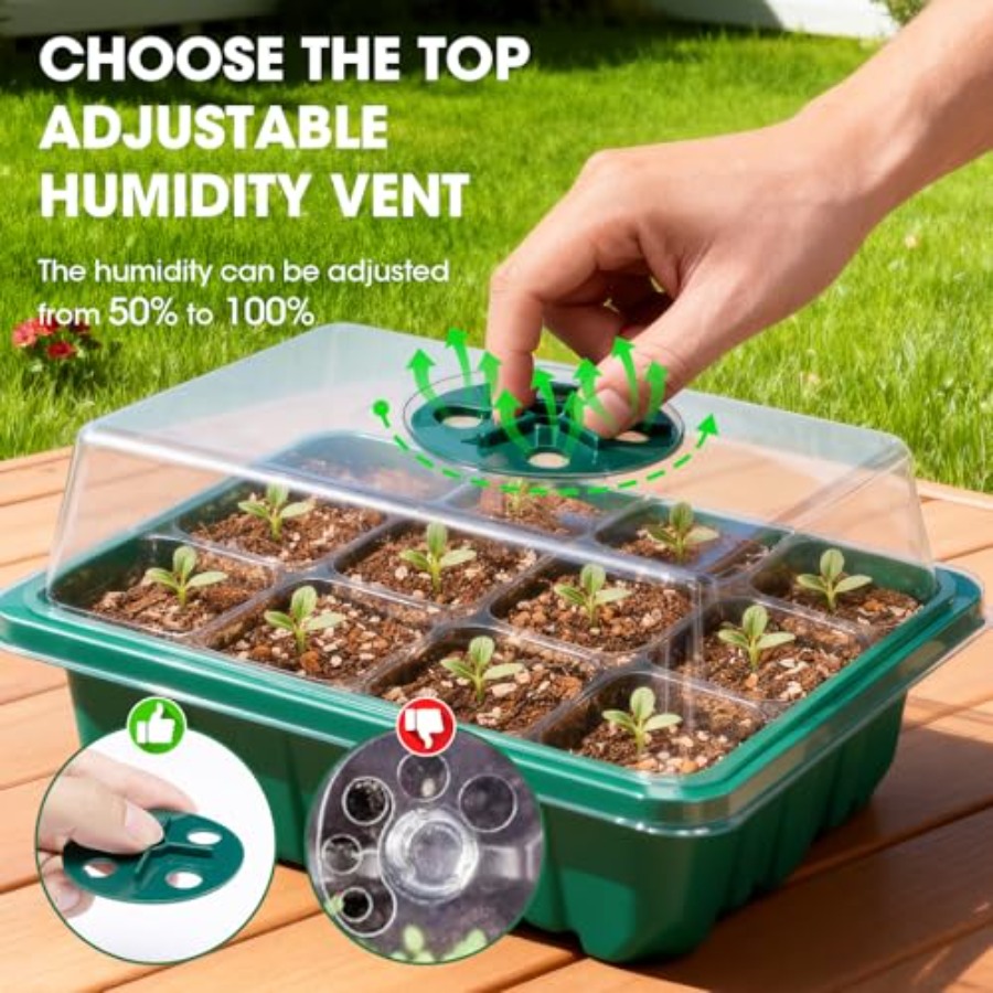 5 Paket Baki Semai Benih denga - Humidity Dome Kit ulasan dan harga